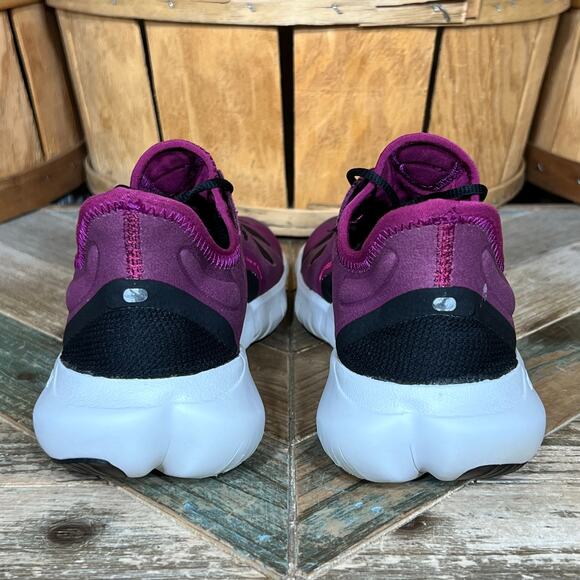 Nike Free RN 5.0 Black True Berry Pink AQ1316-007 Running Shoes Womens Size 10.5 - Picture 6 of 11
